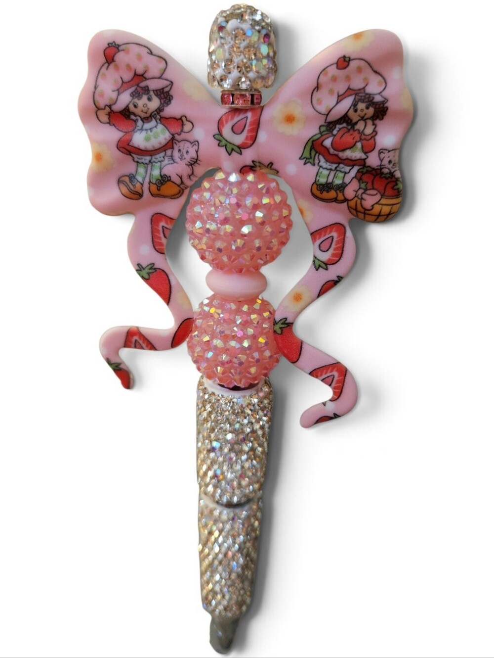 80s Cartoon Strawberry Shortcake Bling Pen